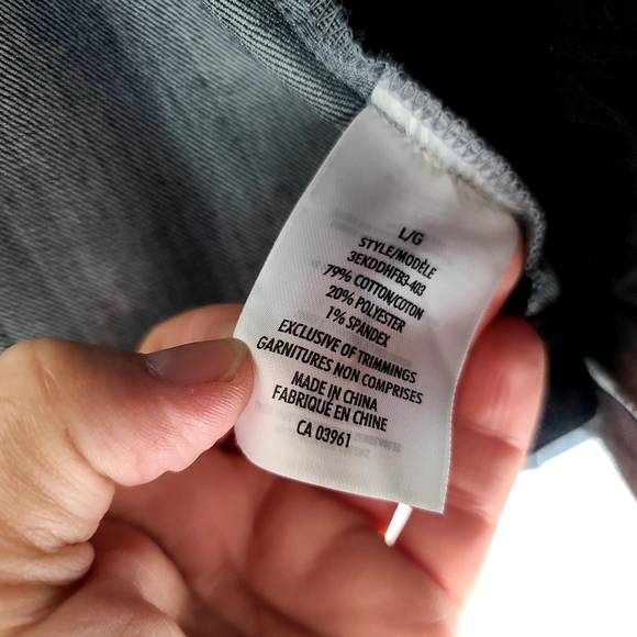 Denver Hayes bluejean look suit jacket w/ 2 buttons, large, very stretchy, NWT - Picture 4 of 8